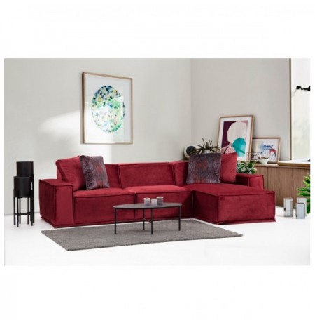 Divan kendor Atelier del Sofa Lego Corner 9 ( L1-O1-Chl) Burgundy