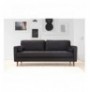 Divan 3-vendesh Atelier del Sofa Rome - Black Black Oak