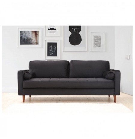 Divan 3-vendesh Atelier del Sofa Rome - Black Black Oak