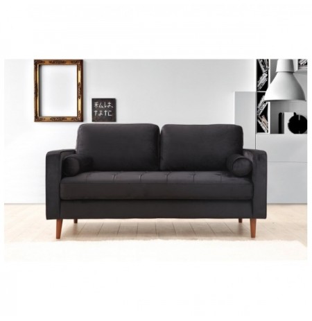 Divan 2-vendesh Atelier del Sofa Rome - Black Black Oak