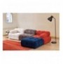 Divan kendor Atelier del Sofa Doblo 3 Seater with Pouffe ( L1-O1-1R-Pouffe) - Multicolor Red White Blue Grey