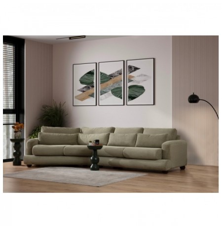 Divan 4-vendesh Atelier del Sofa River 4 Seater Left (Xc Left-2R) - Green Green