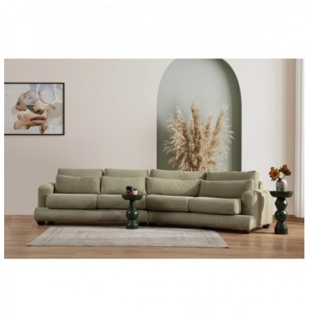 Divan 4-vendesh Atelier del Sofa River 4 Seater Right (L2-Xc Right) - Green Green