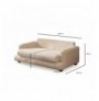 Divan 2-vendesh Atelier del Sofa River - Beige Beige