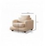 Divan Atelier del Sofa River - Beige Beige