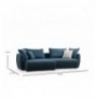 Divan kendor Atelier del Sofa Maya Corner 1 (Chl Left + 1R) Blue