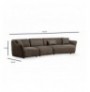 Divan kendor Atelier del Sofa Ment?s Corner 3 (L1+O1+2Xr) Brown