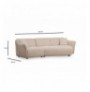 Divan kendor Atelier del Sofa Ment?s Corner 6 (L1+2Xr) Cream