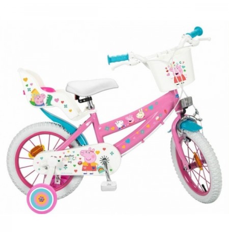 Biciklete per femije 14" Peppa Pig pink 1495 TOIMSA