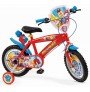 Children's Bike 14" Paw Patrol Red 1478 Boy NEW TOIMSA