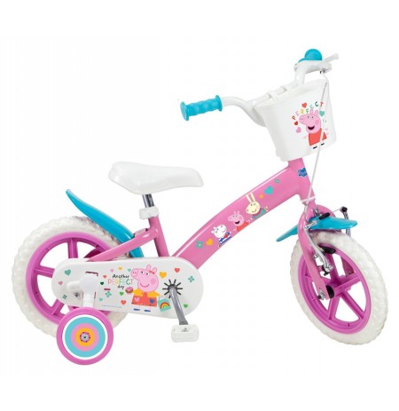 Children's bicycle 12" Peppa Pig pink 1195 Pink TOIMSA