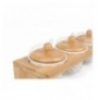 Set kavanoza ( 10 Pc ) Cumino Walnut White