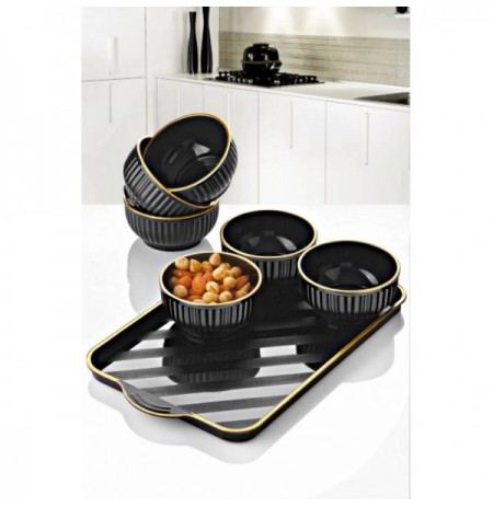 Set tasa ( 7 Pc) C-Tepsicerez - Black Black