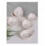 Set mbajtese salcash Mini Gondola Matte Off-White Snack / Sauce 8 Cm 6 Pieces Matte White