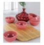 Set mbajtese salcash Bulut Matte Dried Rose Snack / Sauce 8 Cm 6 Pieces Dusty Rose