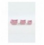 Set mbajtese salcash Violet Sandal Snack / Sauce Bowl 8/10/12 Cm 6 Pieces Red