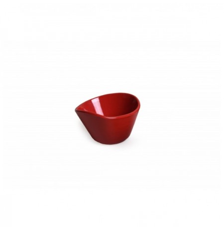 Set tasa qeramik (6 Pc) Tigela Red Snack Bowl 11 Cm 6 Pieces Red