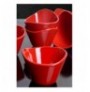 Set tasa qeramik (6 Pc) Tigela Red Snack Bowl 11 Cm 6 Pieces Red