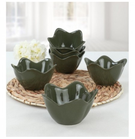 Set tasa qeramik (6 Pc) ST613106F320A000000MACD700 Dark Green