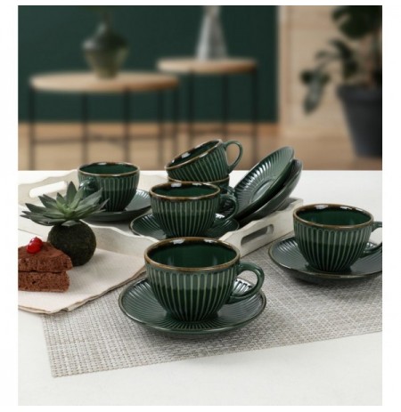 Set filxhan caji ( 12 Pc ) TC057012FRA5A839700MATT300 Green