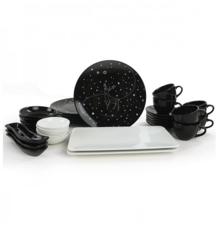 Set mengjesi ( 31 Pc) TV040031FM80A531700MAP2300 Black White