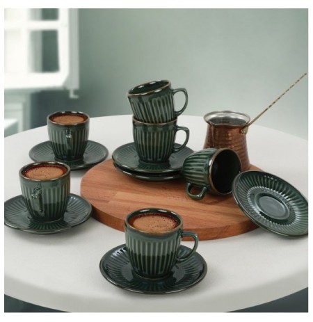 Set filxhan kafe ( 12 Pc) TK125012FRA5A839700MACD100 Dark Green