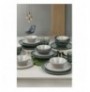 Set pjata qeramike ( 24 Pc) Nordic GreenWhite