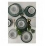 Set pjata qeramike ( 24 Pc) Nordic GreenWhite