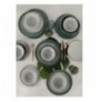 Set pjata qeramike ( 24 Pc) Nordic GreenWhite