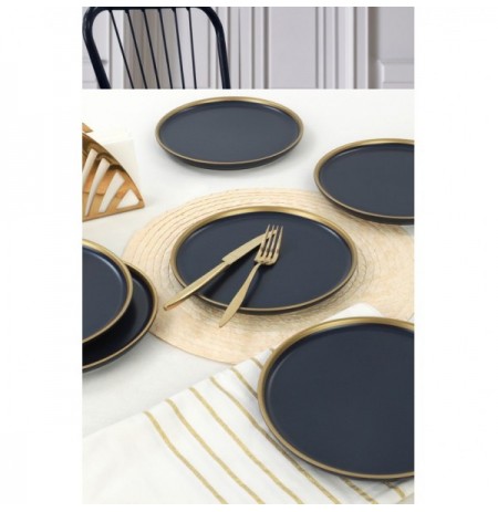 Set pjata embelsire qeramike ( 6 Pc) ST039006F993A841700MAEF400 Navy BlueGold