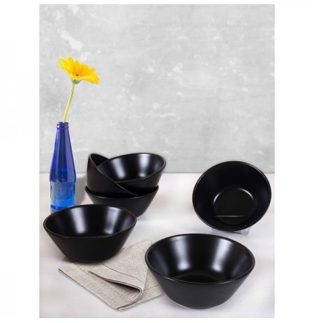 Set tasa qeramik (6 Pc) ST042406F956A0000000AKA500 Black