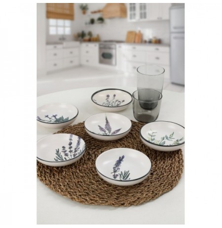 Set tasa qeramik ( 6 Pc) ST489406F022AMD3600MAYD100 WhiteGreenPurpleBlack