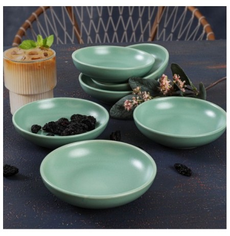 Set tasa qeramik ( 6 Pc) CEYIZSETSOSLKHALK13AYESIL6 Green