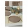 Set pjate servirje ( 6 Pc ) ST038006F977A000000MAS3T00 Matte Taupe