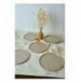 Set pjate servirje ( 6 Pc ) X0001524700000000000000000 Matte Taupe