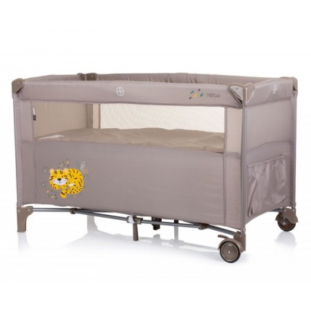 Chipolino Krevat Portativ me 2 NIV. Relax (Beige)