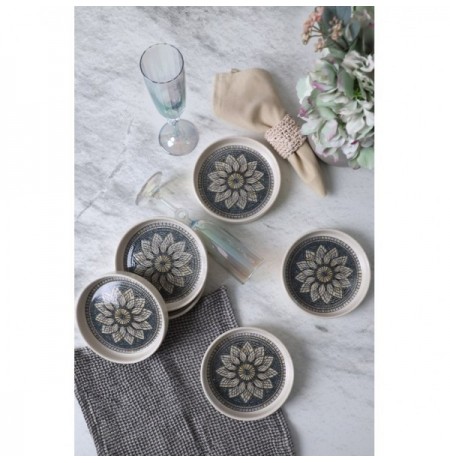 Set tasa qeramik (6 Pc) X00017908 CreamGrey