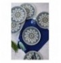 Set pjata embelsire ( 6 Pc) X00017442 Blue Grey Yellow