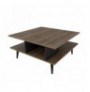 Tavoline kafeje Akya - Walnut, Black Walnut Black