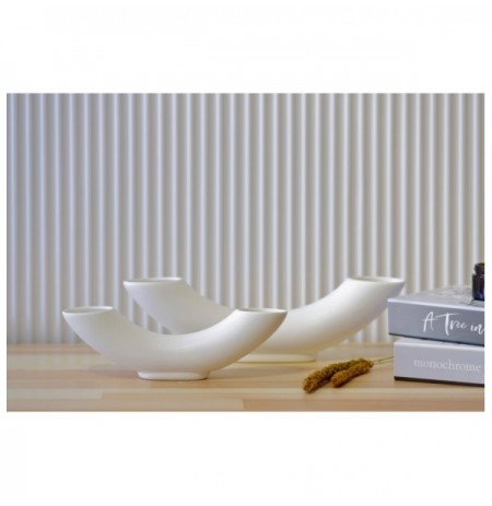 Set vazo Trove Horn Set - White White