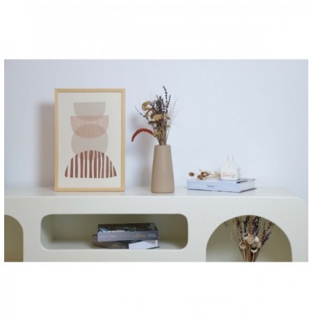 Vazo Trove Conical - Beige Beige