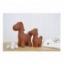 Set objekt dekorues ( 2 Pc ) Trove Horse - Tile Red