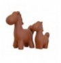 Set objekt dekorues ( 2 Pc ) Trove Horse - Tile Red