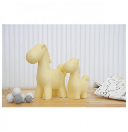 Set objekt dekorues ( 2 Pc ) Trove Horse - Yellow