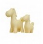 Set objekt dekorues ( 2 Pc ) Trove Horse - Yellow