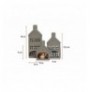 Set objekt dekorues ( 3 Pc ) Trove Homes Set - Mink