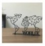 Objekt dekorues Pirudem World Map Pod Black