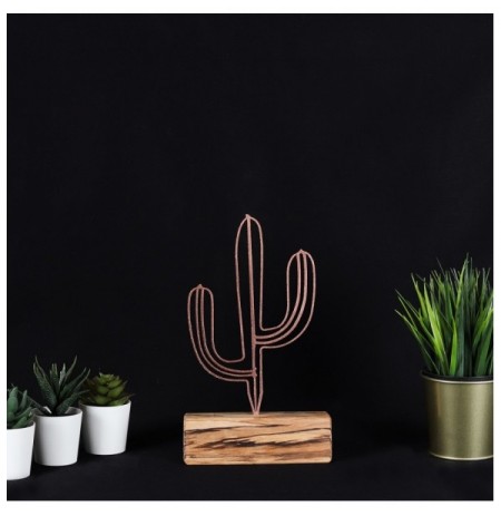 Objekt dekorues Bystag Cactus Mini - Bronze