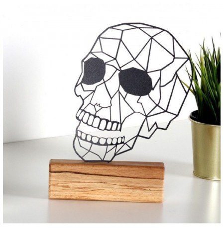 Objekt dekorues Bystag Skull - Black