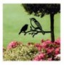 Objekt dekorues Tanelorn Bird On The Branch 02 - Black Black